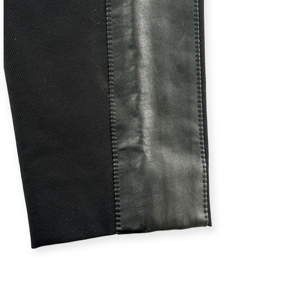 Gucci • Twill Leather Cropped Equestrian Riding Pants - Picture 6 of 16